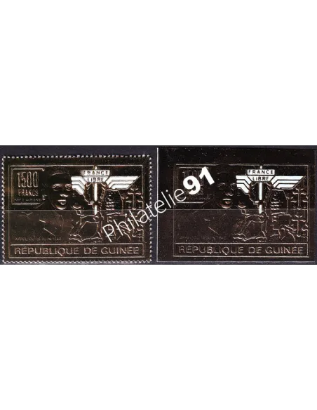 Guinée, Timbres PA dentelé + non dentelé, Collection timbres colonies