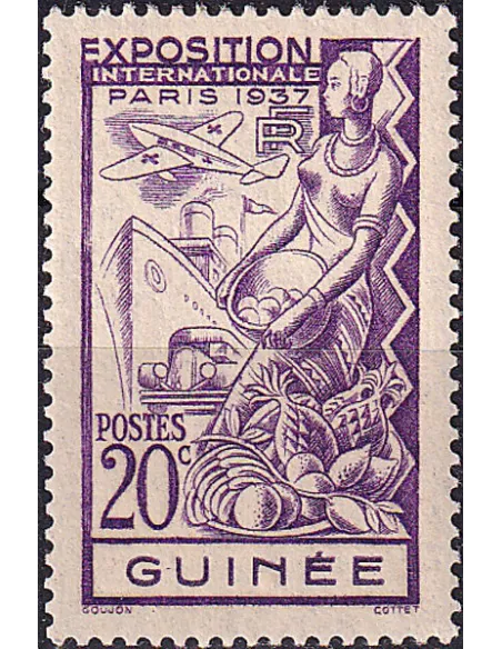 GUINEE, n° 119 neuf, collection timbres Colonies françaises
