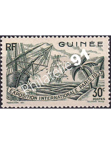 GUINEE, n° 120 charnière, collection timbres Colonies françaises