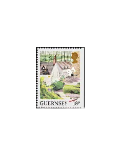 GUERNESEY - n°  450a ** - PAYSAGE - Vue de l'île