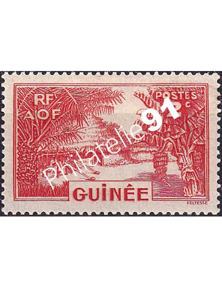 GUINEE, n° 125 charnière, collection timbres Colonies françaises