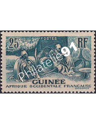 GUINEE, n° 132 charnière, collection timbres Colonies françaises
