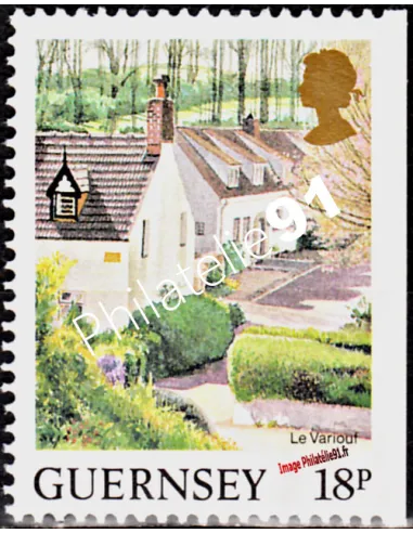 GUERNESEY - n°  450a ** - PAYSAGE - Vue de l'île