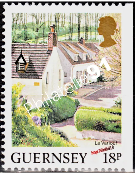 GUERNESEY - n°  450a ** - PAYSAGE - Vue de l'île