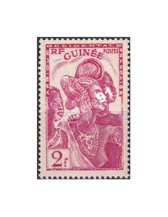 GUINEE, n° 142 neuf, collection timbres Colonies françaises