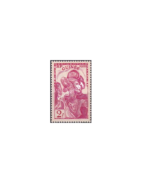GUINEE, n° 142 neuf, collection timbres Colonies françaises
