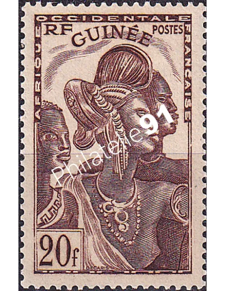 GUINEE, n° 146 charnière, collection timbres Colonies françaises