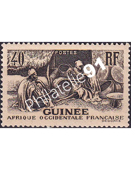 GUINEE, n° 158 charnière, collection timbres Colonies françaises