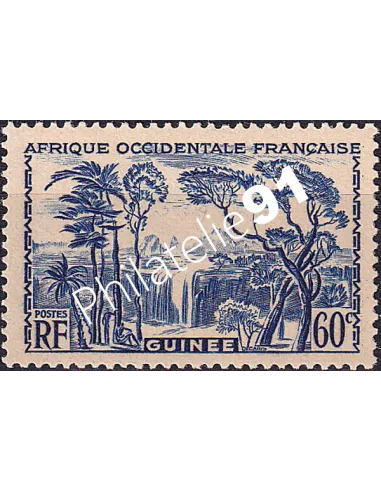 GUINEE, n° 160 neuf, collection timbres Colonies françaises