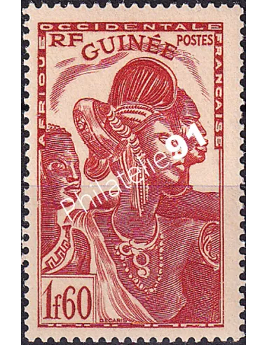 GUINEE, n° 166 charnière, collection timbres Colonies françaises
