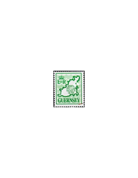 Timbre de GUERNESEY n° 454, timbre provisoire, timbre d'Europe