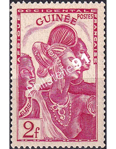 GUINEE, n° 184 neuf, collection timbres Colonies françaises
