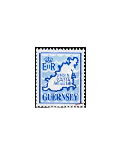 GUERNESEY - n°  484 - TIMBRE PROVISOIRE