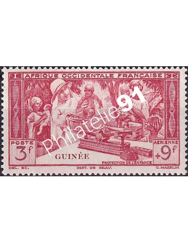 GUINEE, PA n° 8 neuf, collection timbres Colonies françaises