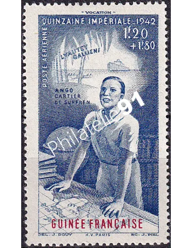 GUINEE, PA n° 9 charnière, collection timbres Colonies françaises