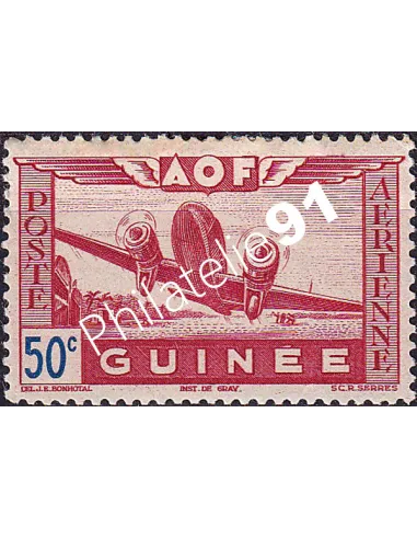 GUINEE, PA n° 10 charnière, collection timbres Colonies françaises