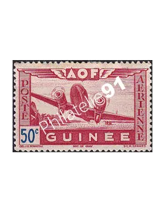GUINEE, PA n° 10 charnière, collection timbres Colonies françaises