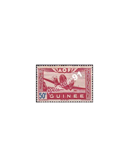 GUINEE, PA n° 10 charnière, collection timbres Colonies françaises
