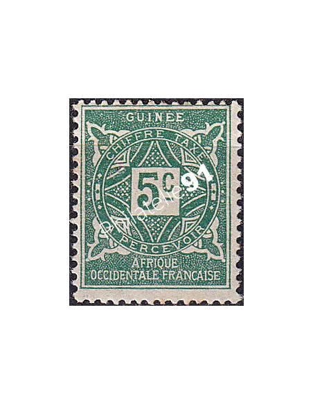 GUINEE, Timbre-taxe n° 16 charnière, timbres Colonies françaises
