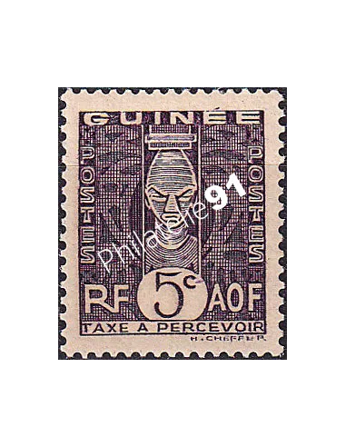 GUINEE, Timbre-taxe n° 26 charnière, timbres Colonies françaises
