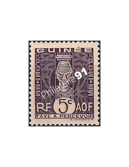 GUINEE, Timbre-taxe n° 26 charnière, timbres Colonies françaises