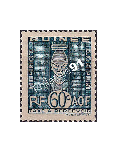 GUINEE, Timbre-taxe n° 32 charnière, timbres Colonies françaises