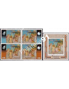 Aitutaki, n° 431 à 434 + BF n° 58, collection timbres Océanie