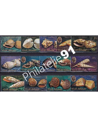 Iles Cook, n° 372 à 385, Collection timbres Océanie