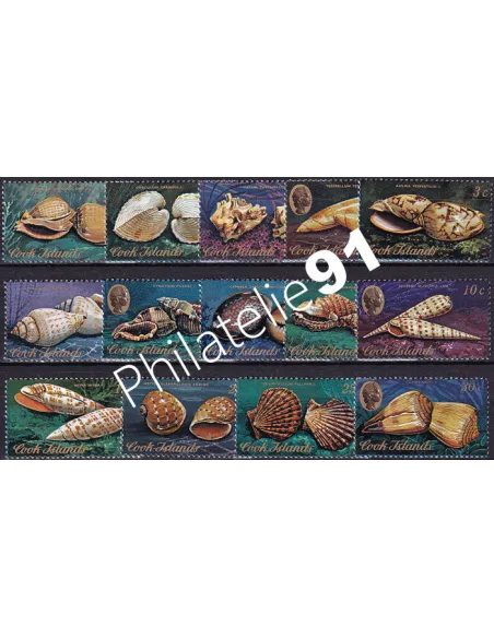 Iles Cook, n° 372 à 385, Collection timbres Océanie