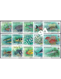 Kiribati, n° 217 à 231, collection timbres Océanie