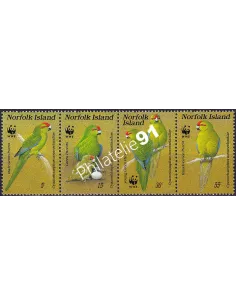 NORFOLK, n° 413 à 416, en bande, Collection timbres Océanie