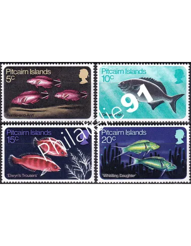 PITCAIRN, n° 113 à 116, Collection timbres Océanie