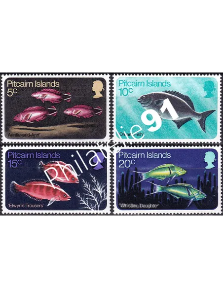 PITCAIRN, n° 113 à 116, Collection timbres Océanie