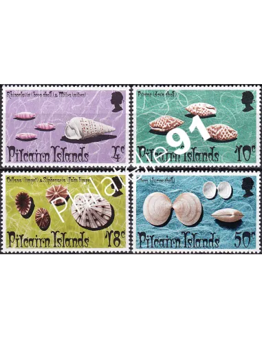 PITCAIRN, n° 135 à 138, Collection timbres Océanie