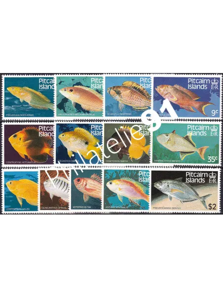 PITCAIRN, n° 231 à 243, Collection timbres Océanie