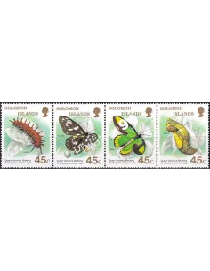 SALOMON, n° 638 à 641, en bande, Collection timbres Océanie