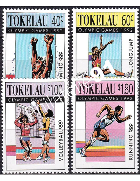 TOKELAU, n° 184 à 187, Collection timbres Océanie