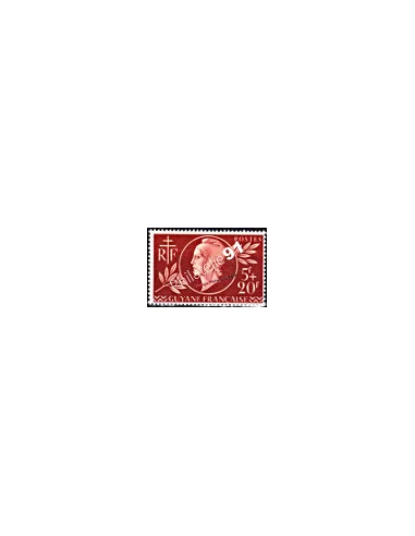 Timbre de Guyane n° 179, entraide française, timbres des colonies
