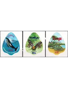 TONGA, Service PA n° 132 à 134, adhésifs, Collection timbres Océanie
