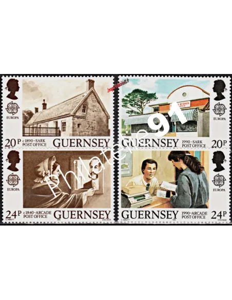 GUERNESEY - n°  485 à 488 - EUROPA