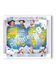 PALAU, n° 476 à 495 en feuille, collection timbres Océanie
