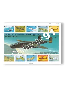 PALAU, PA n° 22 à 31 en feuille, collection timbres Océanie