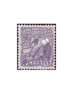 GUYANE, n° 78 charnière, collection timbres Colonies