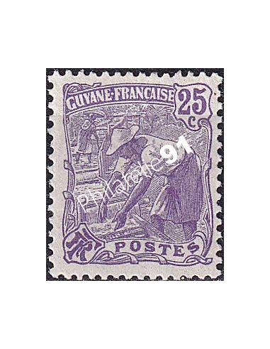GUYANE, n° 78 charnière, collection timbres Colonies