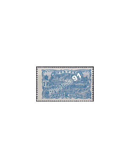 GUYANE, n° 87 charnière, collection timbres Colonies