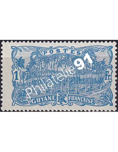 GUYANE, n° 87 charnière, collection timbres Colonies