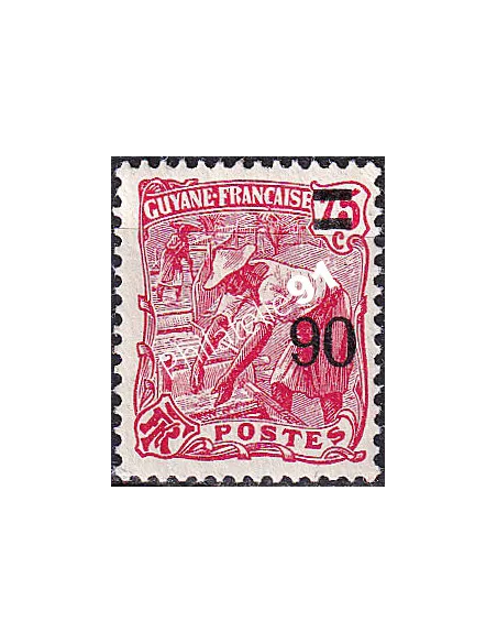 GUYANE, n° 101 charnière, collection timbres Colonies