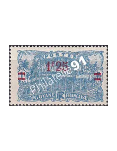 GUYANE, n° 103 charnière, collection timbres Colonies