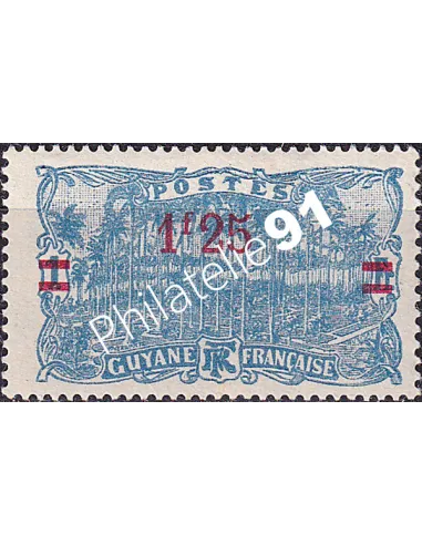 GUYANE, n° 103 charnière, collection timbres Colonies