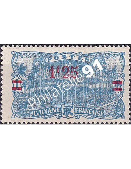 GUYANE, n° 103 charnière, collection timbres Colonies